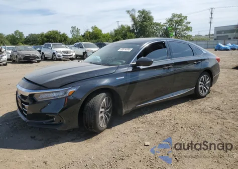 2021 Honda Accord Hybrid Exl from USA, damaged, VIN 1HGCV3F57MA008004